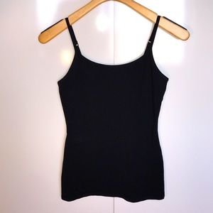 EXPRESS Best Loved No Bra Cami WOMEN'S MEDIUM Stretch Black